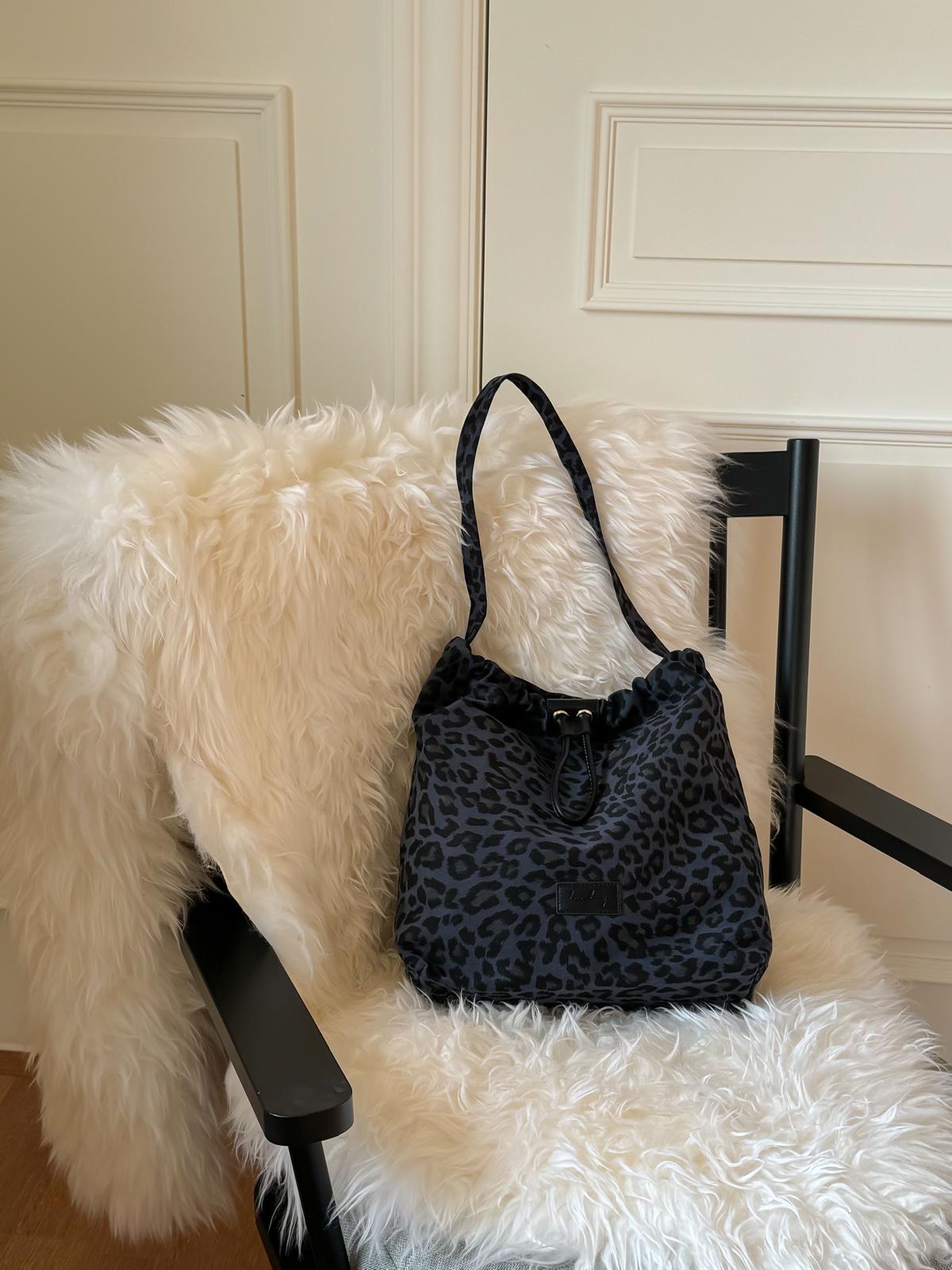 豹紋tote bag