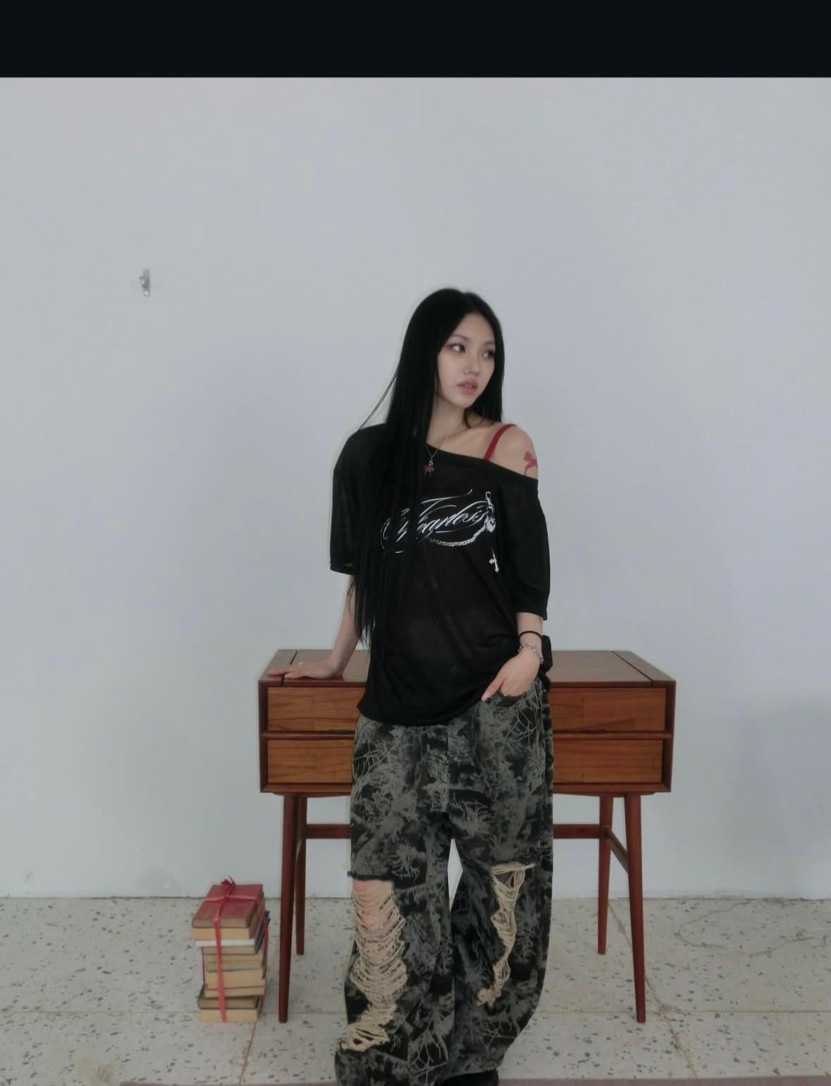 霧感微透 Cropped T